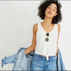 Madewell knotted tank